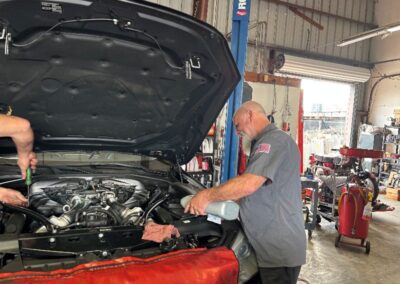 mechanics working at Motor coach of Brandon
