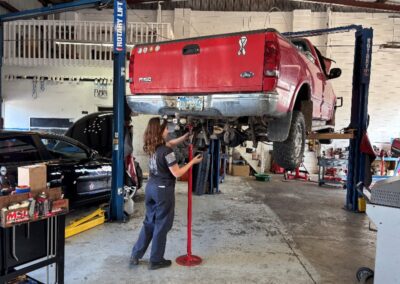 mechanics working at Motor coach of Brandon