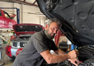 mechanics working at Motor coach of Brandon