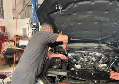 mechanics working at Motor coach of Brandon